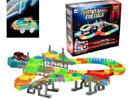 2953 mt svitici draha ve tme auticko s led svetlem 192 ks