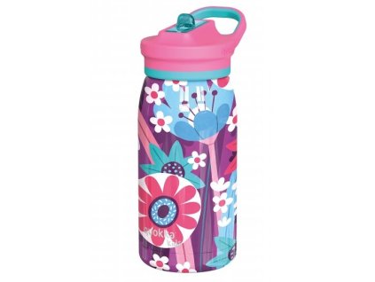 quokka nerezova termolahev s pitkem pop kids blooming garden 445 ml