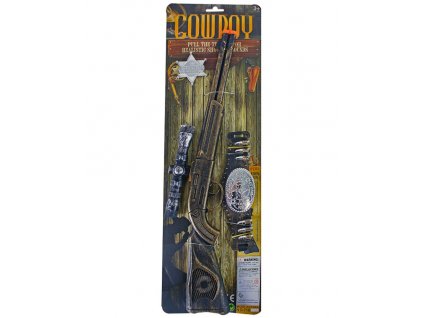 COWBOY Kovbojský set pro šerifa s puškou 50 cm