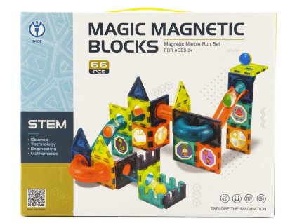 00850597 stem kulickova draha magneticka stavebnice 66 kusu