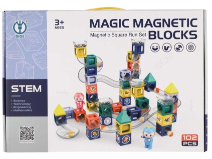 00861447 stem kulickova draha magneticka stavebnice s figurkami 102 kusu 1