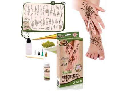 3247 tytoo henna hand foot kreativni sada
