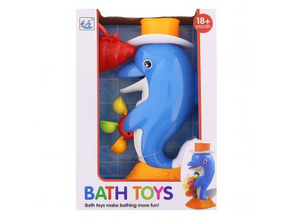 3295 bath toys delfin na vodu mlynek