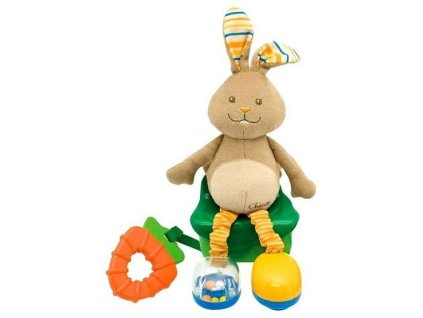 3301 chicco hrajici kralicek na kocarek bezovy