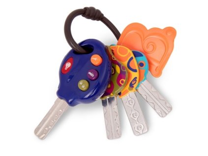 b toys elektronicke klicky luckeys modre 10m