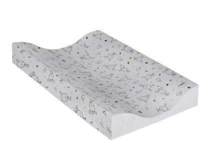 CEBA BABY Přebalovací podložka měkká COSY 70x50cm DREAM zajíčci Bílá