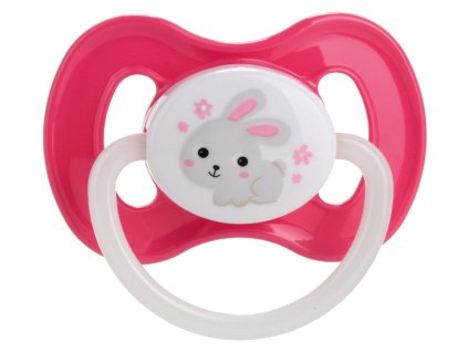 canpol babies dudlik 6 18m kaucukovy tresinka bunny company ruzovy
