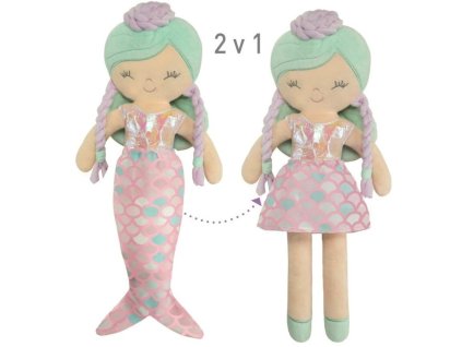 decuevas 20041 plysova panenka 2v1 ocean fantasy 36cm s kolebkou