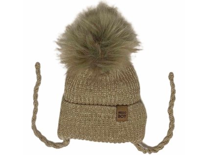 46 641 bezova zimni cepice