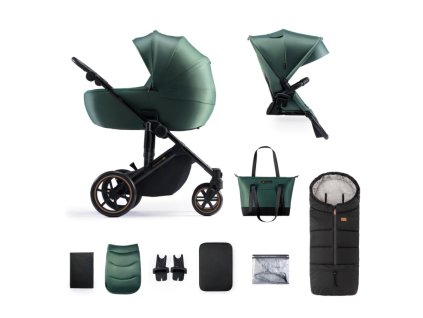 kinderkraft kocarek kombinovany 2v1 prime 2 green fusak3v1 jibot