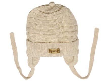 38 393 AJS zimni cepicka kremova