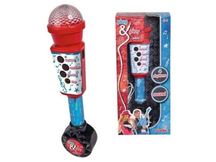 simba elektronicky mikrofon 28 cm vstup pro mp3