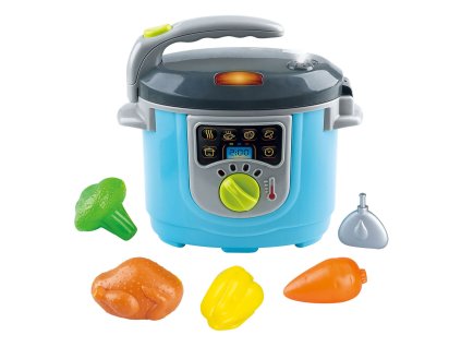 playgo hrnec s parou a efekty 16cm modry potraviny 1