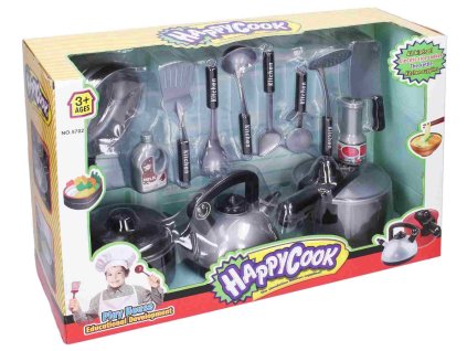 happy cook kuchynsky set s papinakem silver