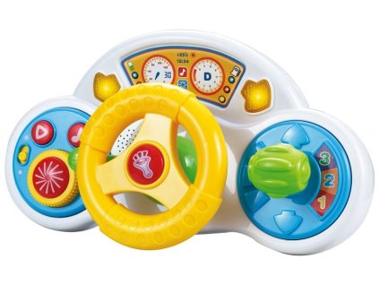 infunbebe detsky interaktivni volant s efekty