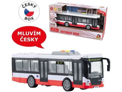 made city collection autobus na setrvacnik cesky mluvici 29 cm