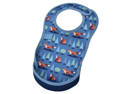 bibetta neoprenovy bryndak ultrabib lisky modry