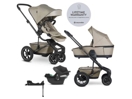 easywalker kocarek kombinovany harvey5 premium 2v1 pearl taupe lite air cybex