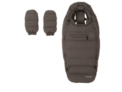 nuna winter set footmuff gloves w bag thunder sada fusaku