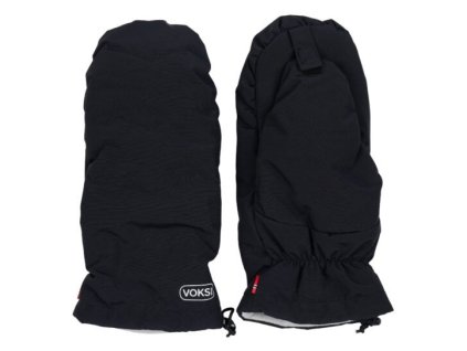 voksi stroller mitten black light grey perove rukavice rukavnik