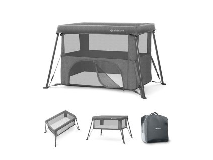 kinderkraft cami grey postylka cestovni