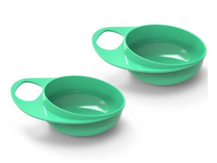 nuvita plastove misky 2ks green