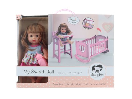 my sweet doll panenka na baterie s kolebkou