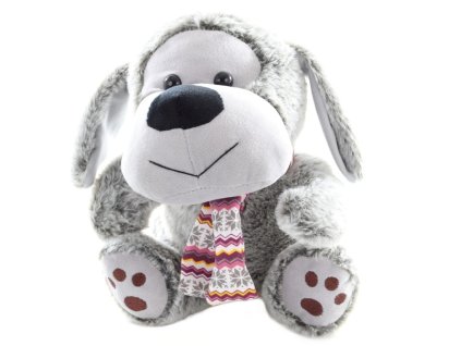 plysovy pejsek 25 cm s salou 0m