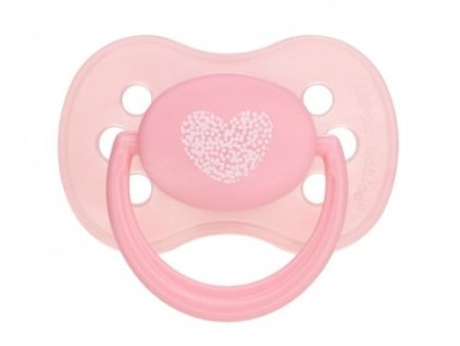 canpol babies dudlik 6 18m silikonovy tresinka pastels ruzovy