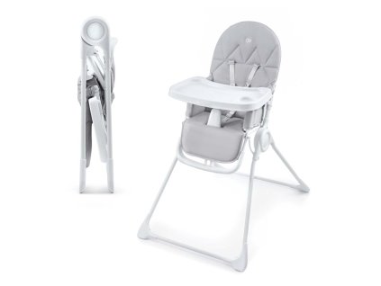 kinderkraft zidlicka jidelni binci light grey