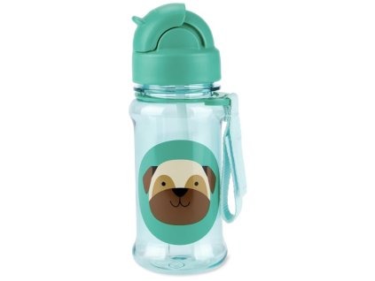 skip hop zoo tritan lahev s brckem 355ml mopslik 12m 1