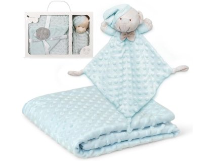 interbaby deka mekka kulicky 80x110cm pritulka zelena