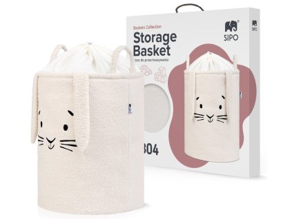 sipo kos na hracky premium boucle se snurkou 43 l rabbit cream 1