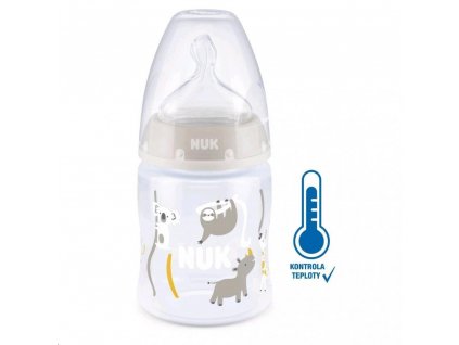 NUK First Choice Temperature Control Kojenecká láhev 150 ml beige - koala