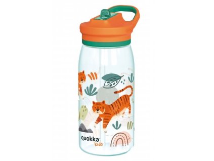 quokka plastova lahev s pitkem glow kids tigers 580 ml