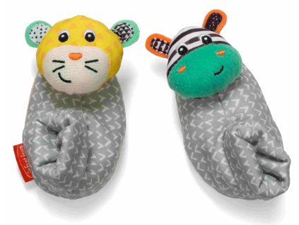 206893 00INF infantino chrastitka na nozicky ponozky zebra tygr