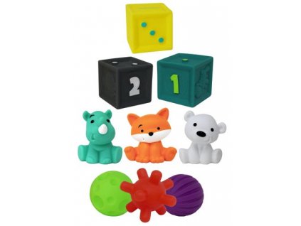 53533 infantino zviratka do koupele 9ks 0m