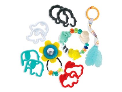 INFANTINO Sada chrastítek a kousátek Gift Set