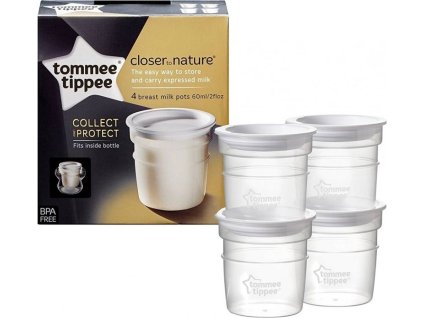 tommee tippee sada nadobek pro uchovavani mleka 4ks 1
