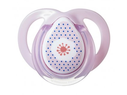 TOMMEE TIPPEE Šidítko C2N silikon Moda 0-6m Fialové s puntíky