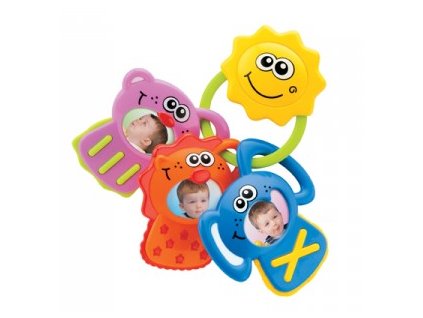 54184 b kids hudebni chrastitko s fotkami 0m