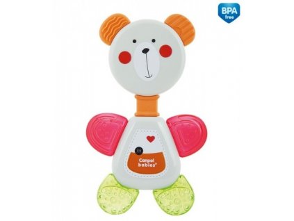 5515 canpol babies 56 139 chladici kousatko s chrastitkem medvidek sedo ruzove