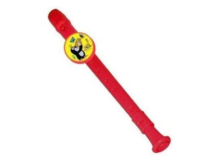 wiky hudebni nastroj zobcova detska fletna krtek 33cm mix barvy