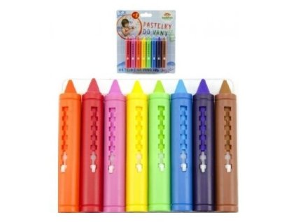 pastelky do vany 8 ks na karte 17x18 5cm