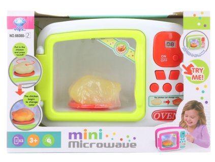 mikrovlnka na baterie pecene kure