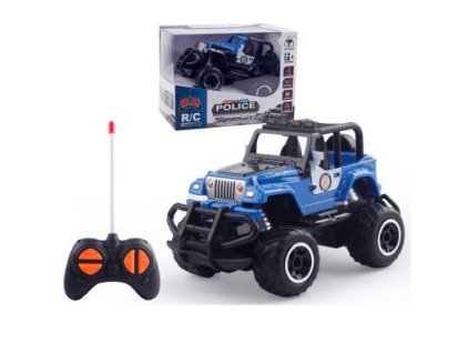 66337 auto terenni jeep police 1 43 na r c dalkove ovladani modre