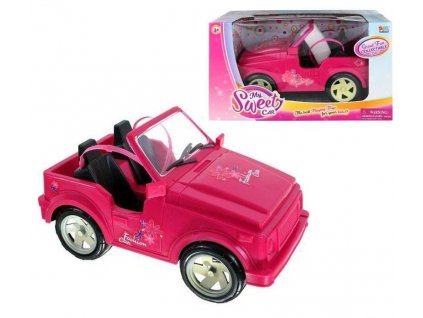 66829 jeep auto pro panenky barbie ruzove