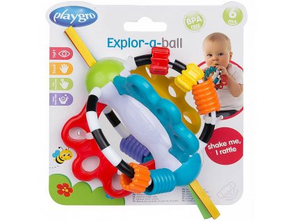 68641 playgro chrastitko micek s kousatky 6m