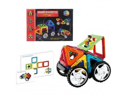 68839 magic magnetic wow set magneticka 3d stavebnice 16 ks