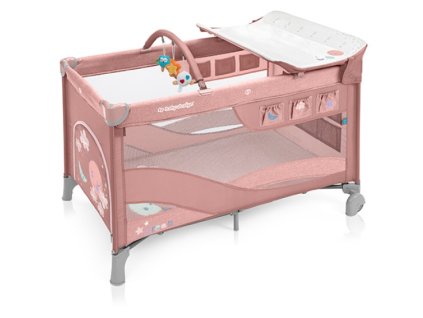 7336 baby design dream 2022 cestovni postylka 09 pink melange